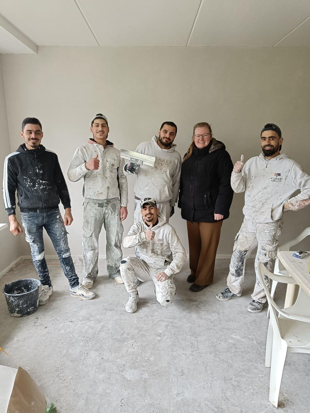 Team van Kurabi Afbouw